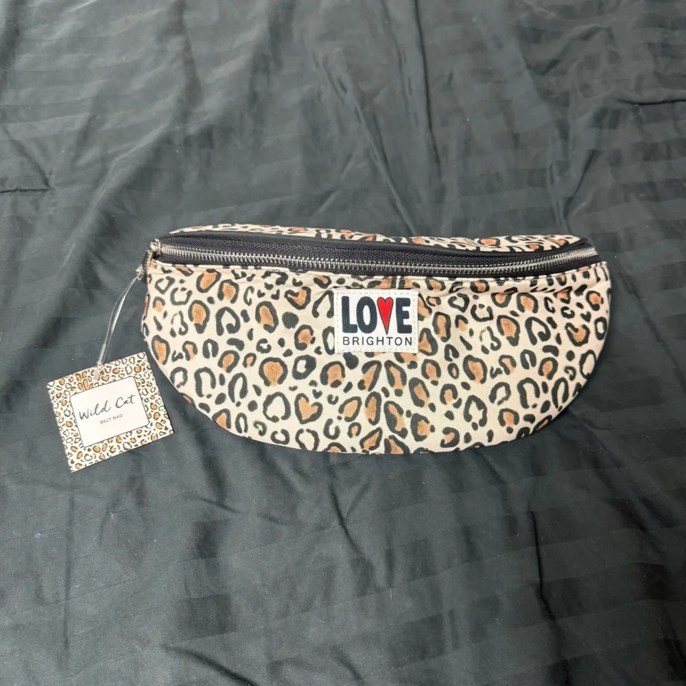 Brighton Wild Leopard Crossbody Belt Bag - Picture 6 of 6